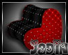 JAD Side Heart Chair RED