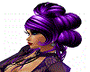 black purple hair