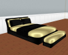 Gold N Black Bed