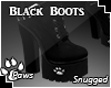 Black Boots - PAWS