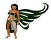 Mars Green Fairy Wings