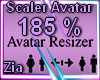 Scaler Avatar *F 185%