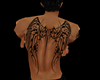 Wings back tattoo