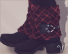 Casual Plaid Boots