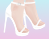 basic white heels ❤