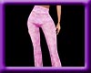 Pink lace pants