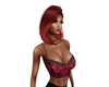 Bustier Black and Red