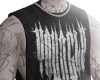 grunge muscle top + tats
