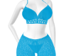 ~B&D~ Aqua Blue Crochet
