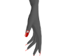 Ghost Nails art