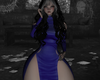 MK. Blue Dress