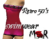 {MR} Retro Red Swimsuit