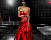 [i]Red evening dress