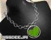 *MD*Heart Collar|Lime