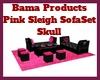 [bp] Pink Sleigh SofaSet