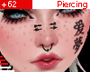 nose piercing black