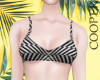 !A black striped bikini