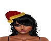 Gold and Red Santa Hat