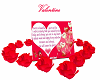 Valentine Roses & Card