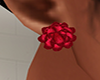 GL-Flower Earrings Red