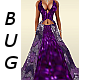 Purple Lace Sparkle Gown
