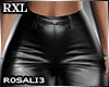 Leather pants black RXL