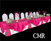 Pink Wedding Head Table 