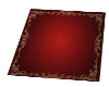 red n gold rug