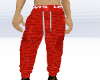 L`S red joggers
