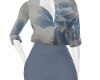 *B* Blue Pantsuit