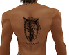 Tattoo Custom Black Wolf