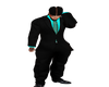 king teal suit