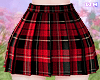 w. Red Plaid Skirt
