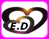 E.D HEART PURPLE