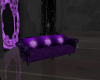 Purple doubles couch