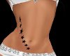 Stars stomach tattoo