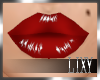 {LIX} Yvie Drk Red Lips