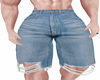 KOE Ripped Denim Shorts