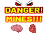 DANGER MINES HEADSIGN