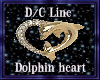 D/c Dolphin Heart Chain