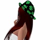 Red St Patty Hat Hair