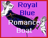 Royal Blue Romance Boat