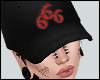 ♕ Satan Hat Hair Black