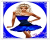 blue corsett