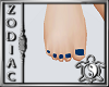 Wedgewood Blue toenails