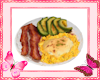 Avo Eggs Bacon Breakfast