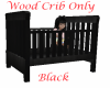 Wood crib black 2