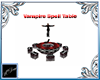 Vampire Spell Table