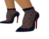 Navy Dotted Pump