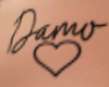 Damo Heart F/Chest tat